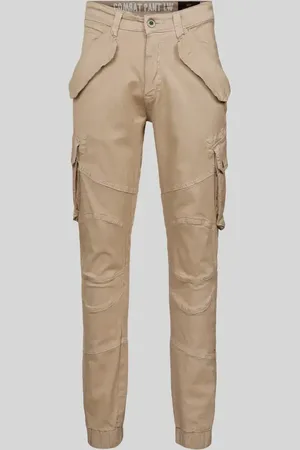 Alpha Industries Cargohose mit Label-Details Modell 