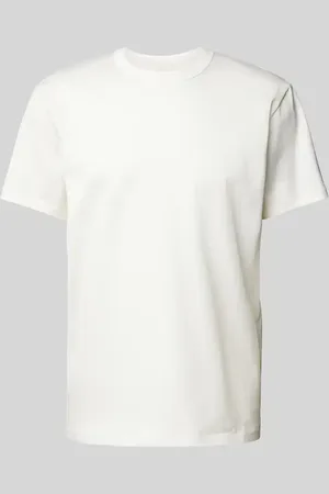 Bread & Boxers T-Shirt mit geripptem Rundhalsausschnitt in , Größe M
