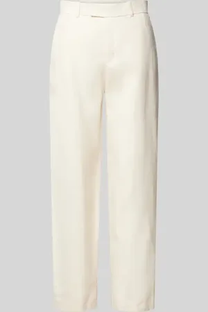 MANGO Regular Fit Leinenhose mit Gürtelschlaufen Modell 