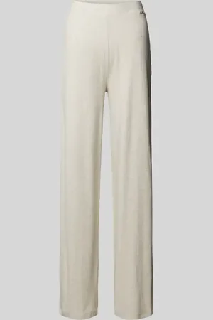 Guess Wide Leg Stoffhose mit Label-Applikation Modell 