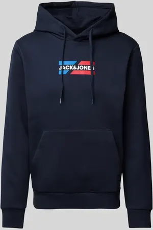 JACK & JONES Hoodie mit Label-Print Modell 