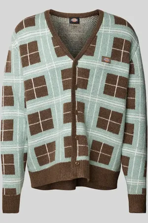 Dickies Cardigan mit Label-Patch Modell 