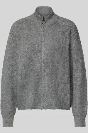 ONLY Loose Fit Strickjacke mit Wollanteil und Stehkragen Modell 
