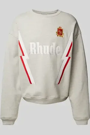 Rhude Sweatshirt mit gerippten Abschlüssen in , Größe M