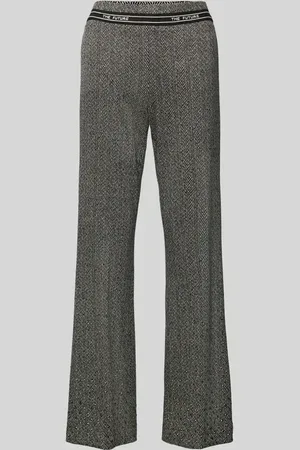 Cambio Straight Leg Stoffhose mit elastischem Bund Modell 