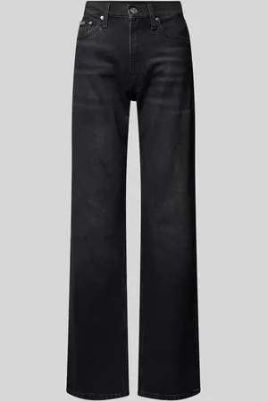 Calvin Klein Bootcut Jeans mit Label-Detail in , Größe 27/32
