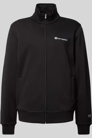 Champion Sweatjacke mit Label-Stitching in , Größe S