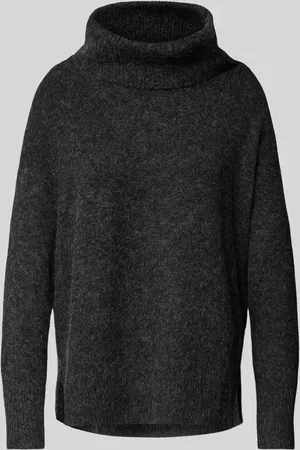 VERO MODA Pullover mit Wasserfall-Ausschnitt aus weichem Material-Mix Modell 