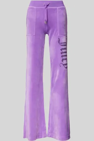 Juicy Couture Bootcut Sweatpants mit Label-Ziersteinbesatz Modell 