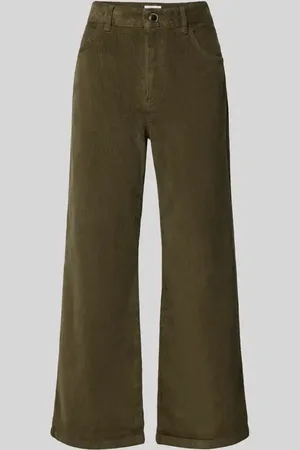 QS by s.Oliver Wide Leg Cordhose mit Gürtelschlaufen in , Größe 40