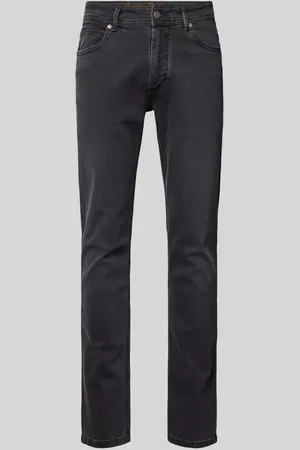 Christian Berg Straight Fit Jeans mit Brand-Detail in , Größe 38/34