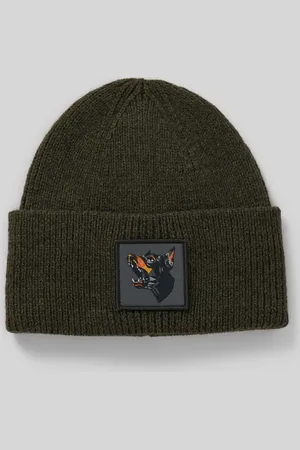 Antony Morato Mütze mit Label-Patch in , Größe 1