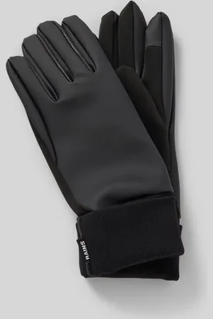 Rains Handschuhe mit Label-Detail in , Größe L