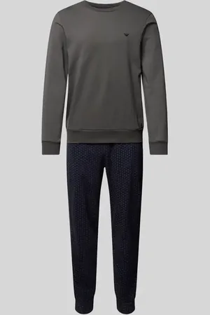 Emporio Armani Pyjama mit Label-Stitching in , Größe S