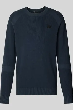 G-Star Strickpullover mit Label-Stitching in , Größe S