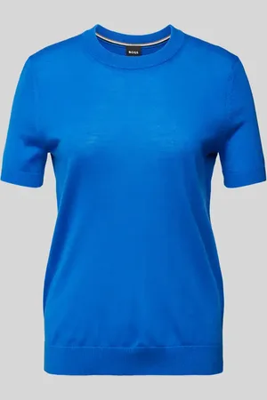 HUGO BOSS Wollshirt mit Rundhalsausschnitt Modell 