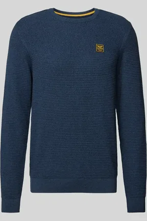 PME Legend™ Strickpullover mit Label-Patch in , Größe S