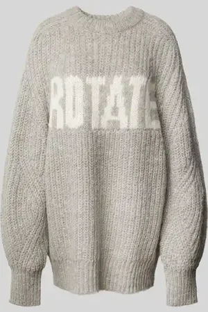 ROTATE Oversized Pullover mit Label-Print in , Größe 34