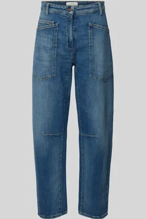 Cambio Straight Leg Jeans mit Ziernähten Modell 