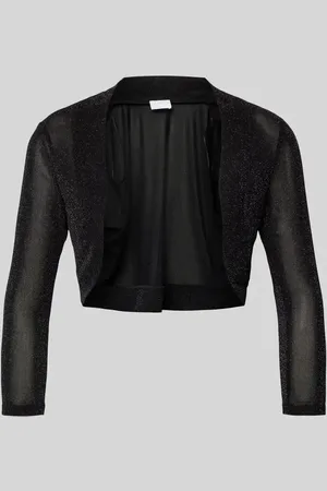 Jake*s Regular Fit Bolero mit Glitter-Effekt in , Größe 32