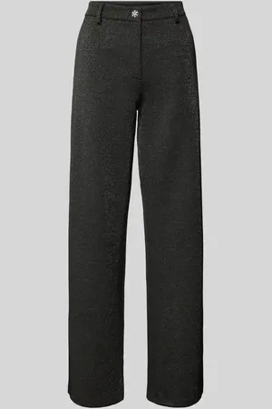 Freequent Wide Leg Stoffhose mit Effektgarn Modell 
