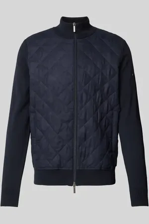 Bugatti Strickjacke mit Steppnähten in , Größe M