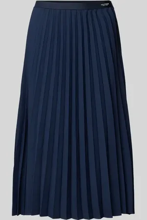 Tommy Hilfiger Midirock mit Kellerfalten in , Größe 40