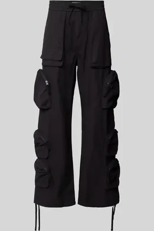 Low Lights Studios Loose Fit Cargohose mit elastischem Bund in , Größe 31