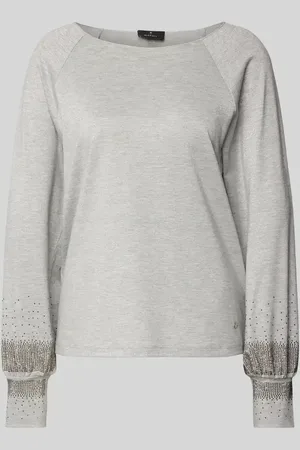monari Longsleeve mit Ziersteinbesatz in , Größe 34