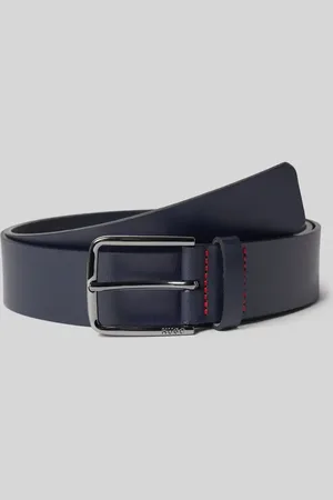 HUGO BOSS Ledergürtel mit Label-Prägung Modell 
