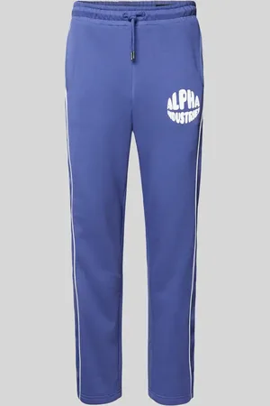 Alpha Industries Regular Fit Sweatpants mit Label-Print in , Größe M
