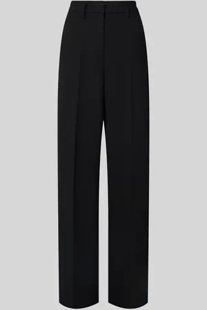 Mac Baggy Fit Stoffhose mit Bügelfalten Modell 