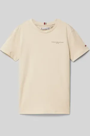 Tommy Hilfiger Regular Fit T-Shirt mit Logo-Stitching in , Größe 140