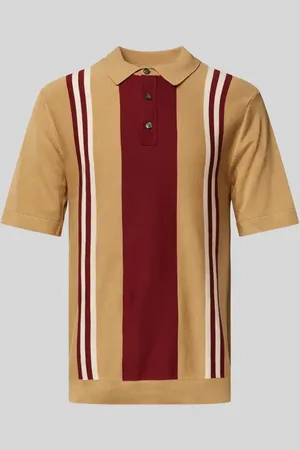 SELECTED Regular Fit Poloshirt mit kurzer Knopfleiste Modell 