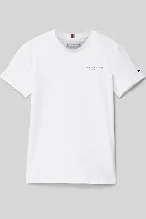 Tommy Hilfiger Regular Fit T-Shirt mit Logo-Stitching in , Größe 140