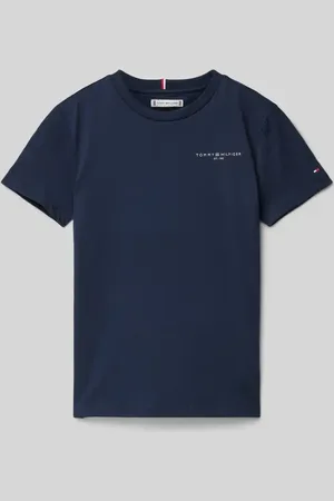 Tommy Hilfiger Regular Fit T-Shirt mit Logo-Stitching in , Größe 140