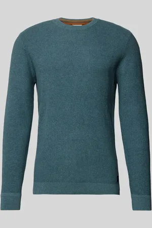 TOM TAILOR Regular Fit Strickpullover aus reiner Baumwolle mit Struktur in , Größe M