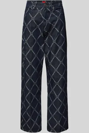 HUGO BOSS Wide Leg Jeans im 5-Pocket-Design Modell 