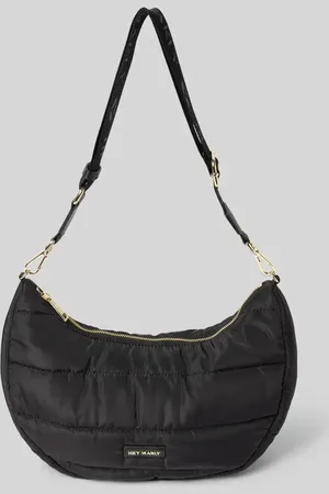 HEY MARLY Handtasche mit Label-Badge Modell 