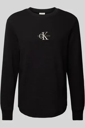 Calvin Klein Longsleeve mit Logo-Stitching in , Größe XS