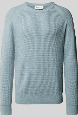 TOM TAILOR Regular Fit Strickpullover mit Wollanteil mit Strukturmuster in , Größe M