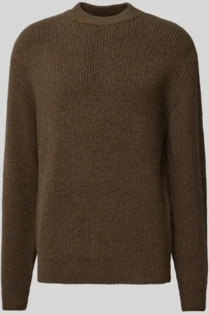 Jake*s Strickpullover mit Rundhalsausschnitt in , Größe M