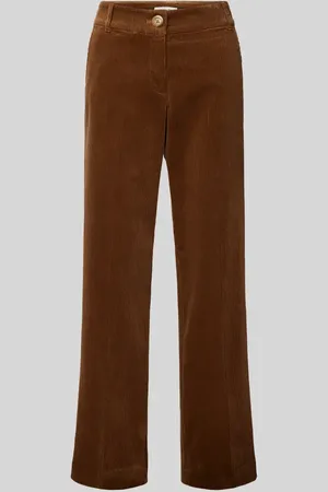 Christian Berg Loose Fit Cordhose mit gelegten Falten in , Größe 48