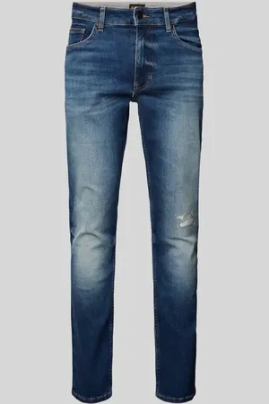 HUGO BOSS Regular Fit Jeans mit Label-Patch Modell 