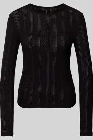 VERO MODA Regular Fit Langarmshirt aus reiner Baumwolle Modell 