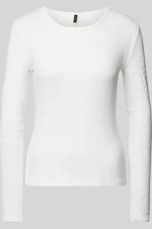VERO MODA Regular Fit Langarmshirt aus reiner Baumwolle Modell 