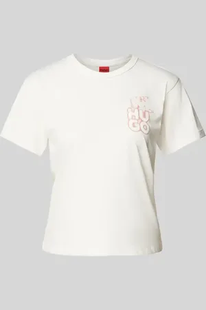 HUGO BOSS T-Shirt mit Label-Print Modell 