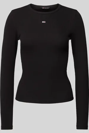 Tommy Hilfiger Slim Fit Longsleeve mit Logo-Stitching in , Größe XS