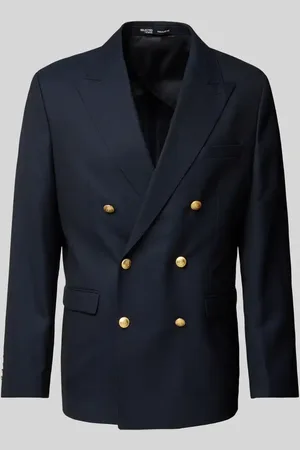 SELECTED Regular Fit 2-Knopf-Sakko aus Viskose Modell 