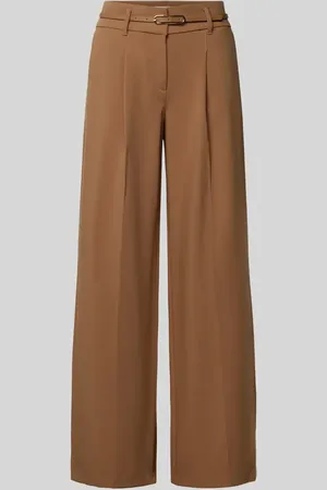 Christian Berg Wide Leg Stoffhose mit Bundfalten in , Größe 44